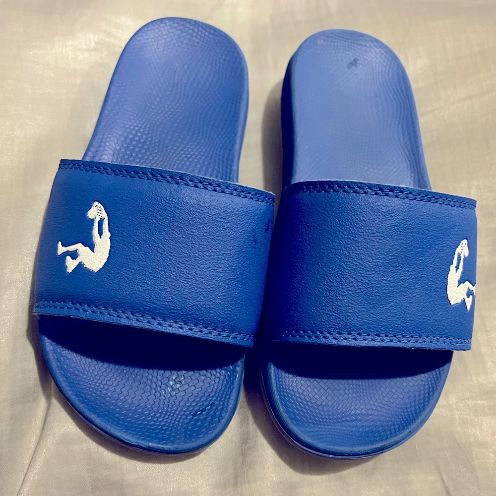 Shaq comfort Toddler Blue Slide size 13